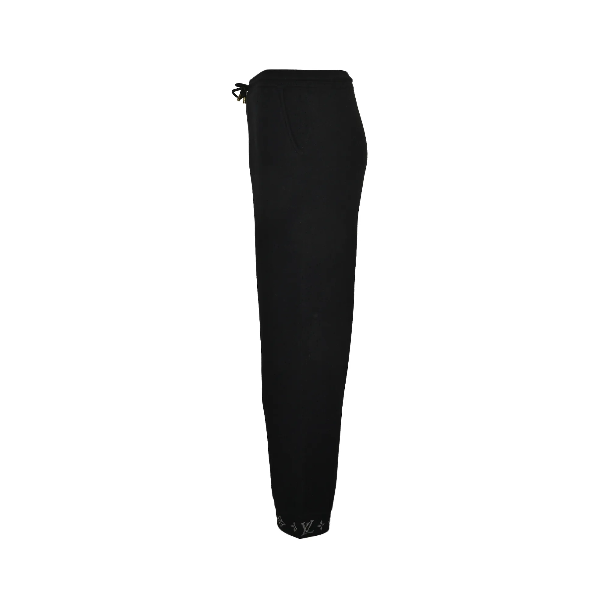 Louis Vuitton/Louis Vuitton jacquard threaded woolen legged trousers